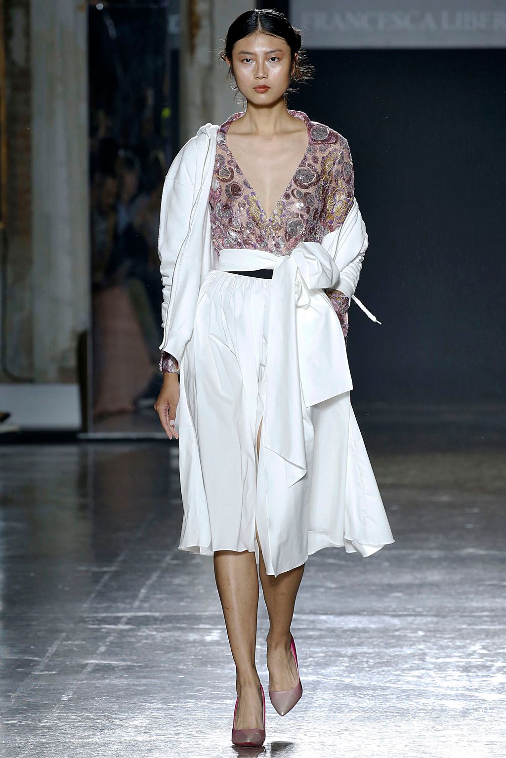 Fashion Week Milan Spring/Summer 2019 look 2 from the Francesca Liberatore collection womenswear