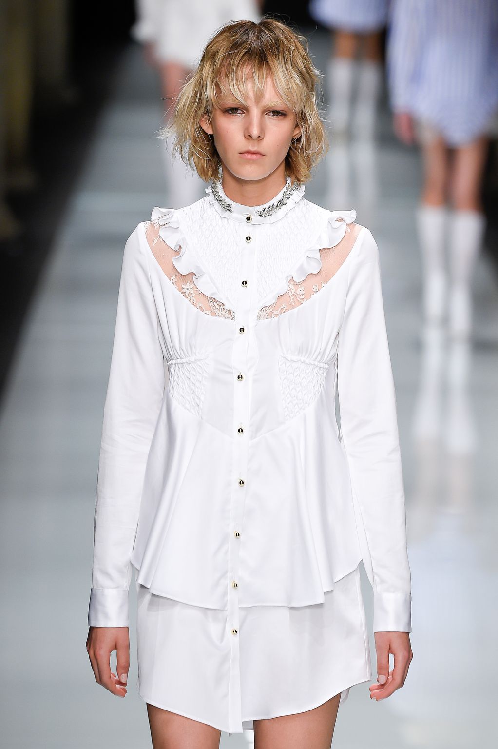 Fashion Week Milan Spring/Summer 2017 look 8 from the Francesco Scognamiglio collection womenswear