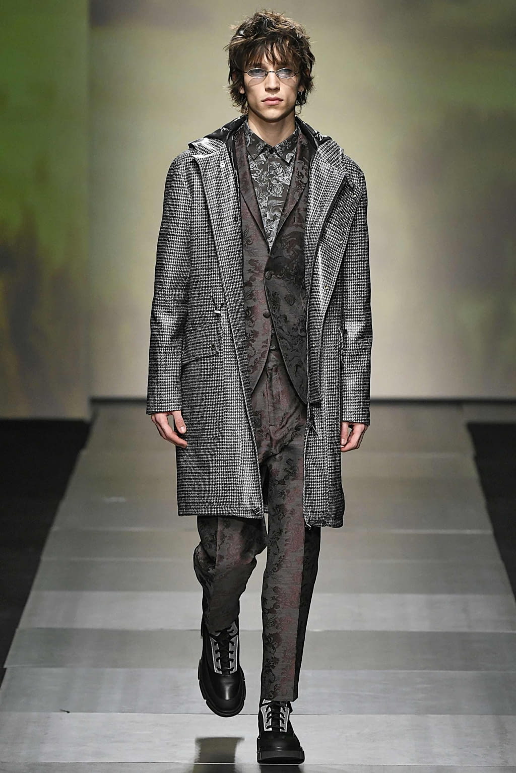 Fashion Week Milan Fall/Winter 2019 look 17 de la collection Frankie Morello menswear