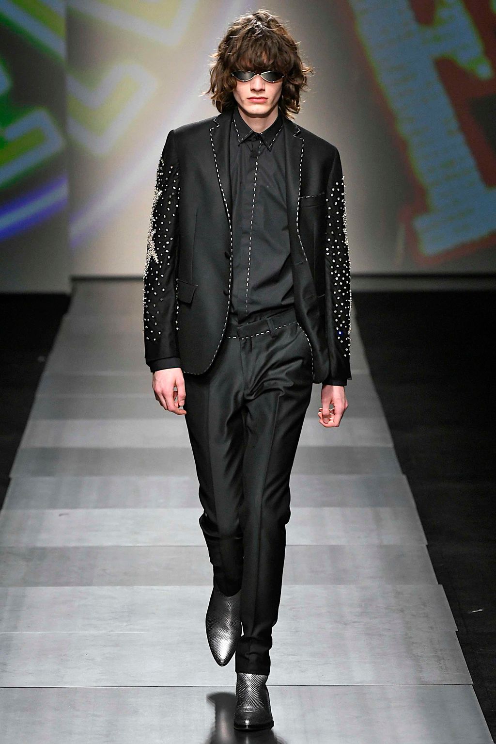 Fashion Week Milan Fall/Winter 2019 look 34 from the Frankie Morello collection 男装