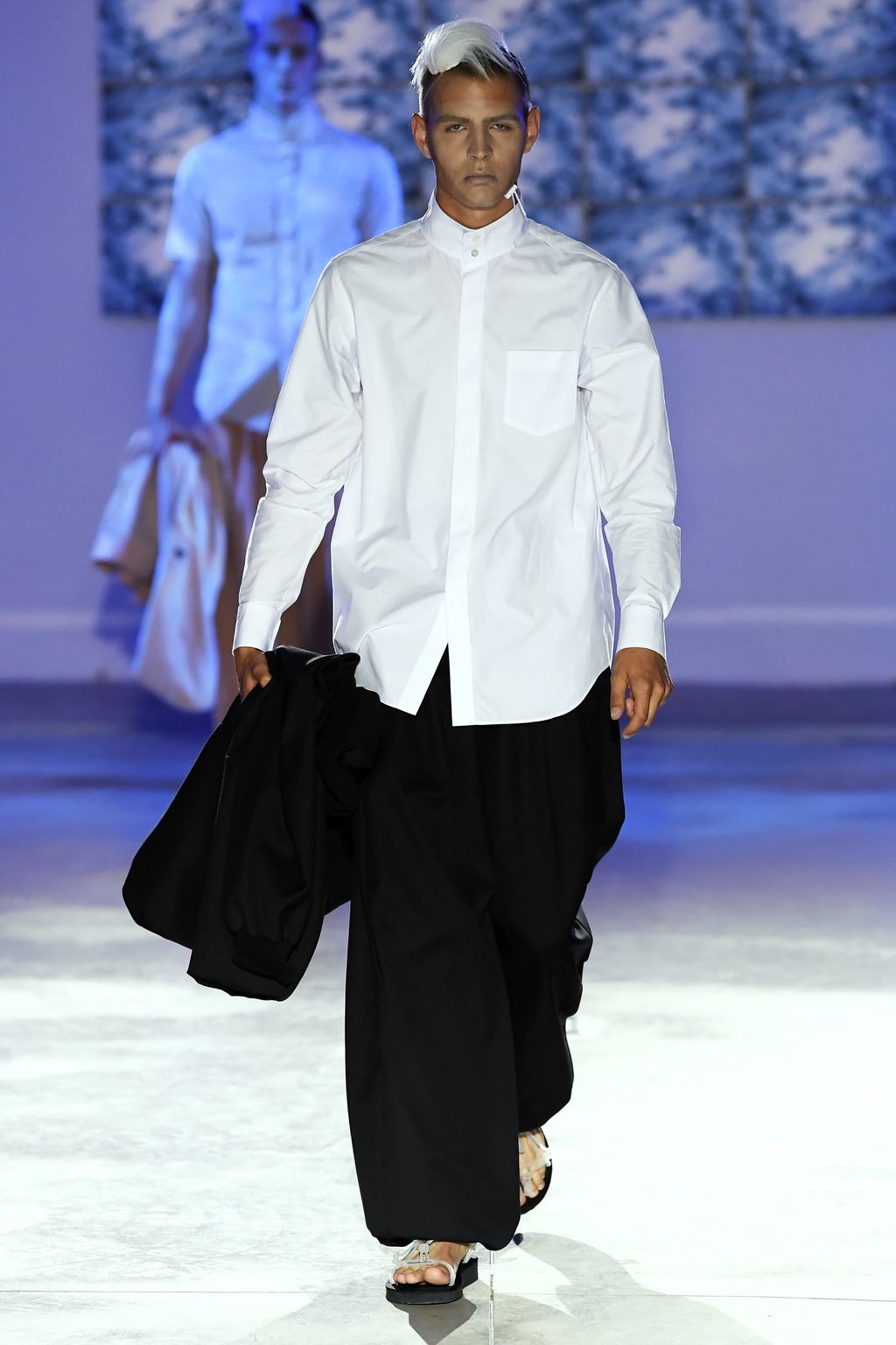 Fashion Week Florence Spring/Summer 2019 look 13 from the Fumito Gandryu collection menswear