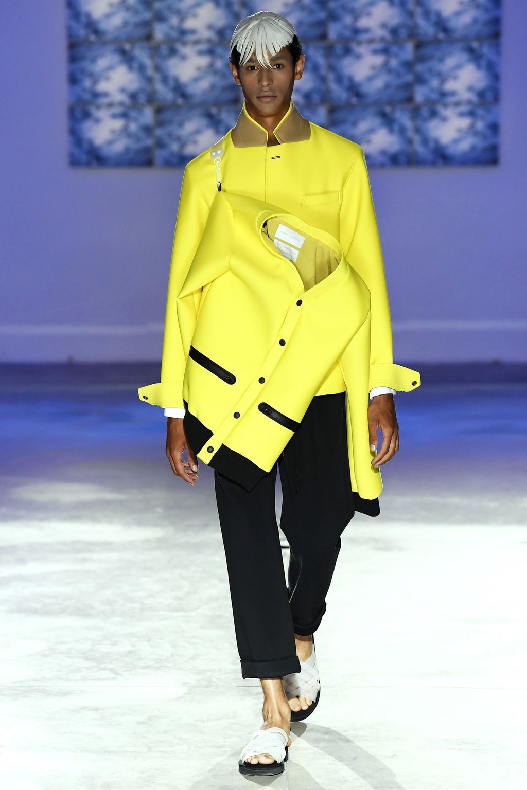 Fashion Week Florence Spring/Summer 2019 look 27 de la collection Fumito Gandryu menswear