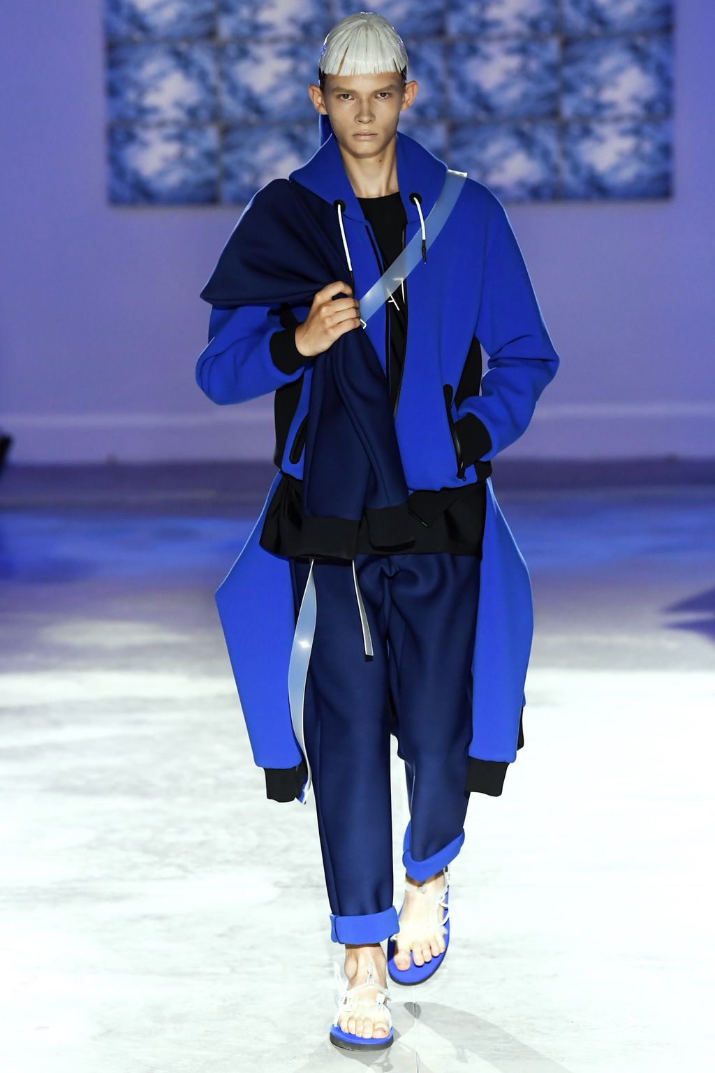 Fashion Week Florence Spring/Summer 2019 look 30 from the Fumito Gandryu collection menswear