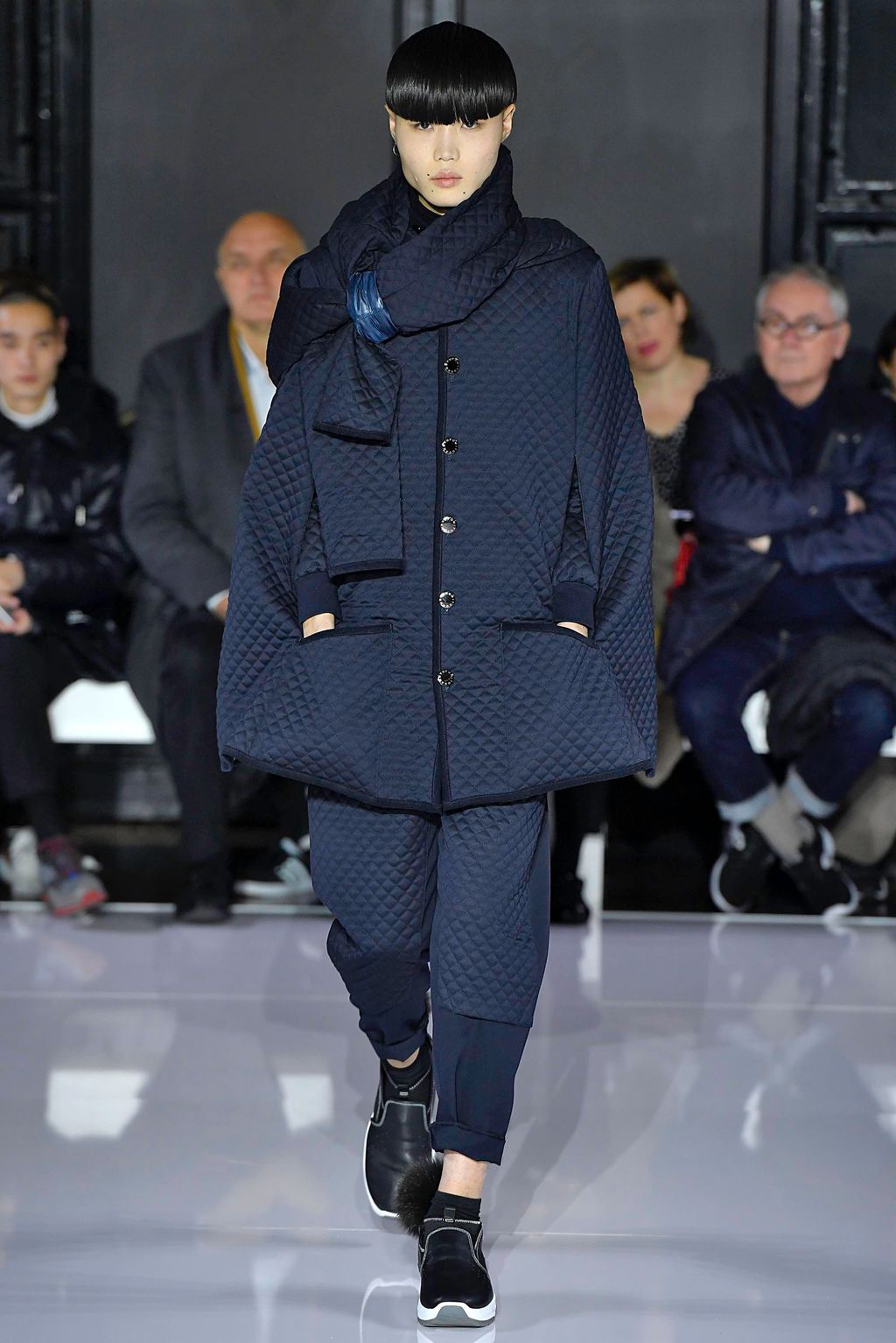 Fashion Week Paris Fall/Winter 2019 look 15 de la collection Fumito Gandryu menswear