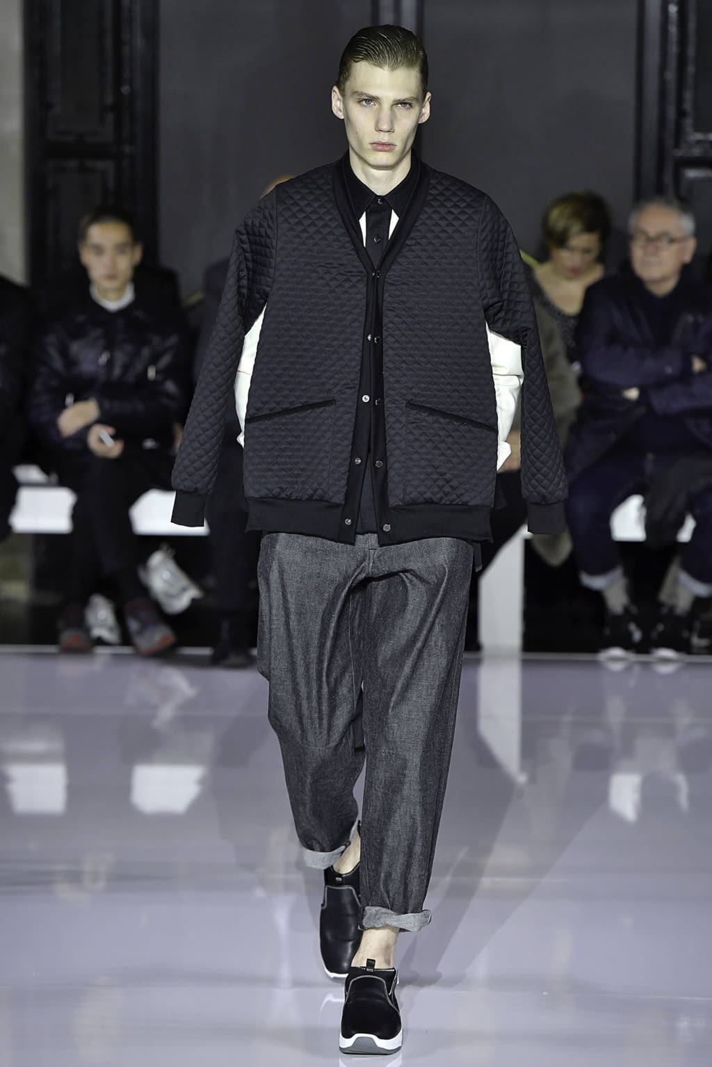 Fashion Week Paris Fall/Winter 2019 look 17 de la collection Fumito Gandryu menswear