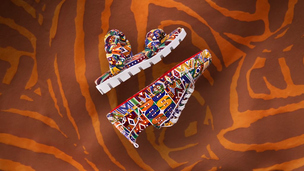 Fashion Week Paris Fall/Winter 2024 look 62 from the Christian Louboutin collection womenswear accessories