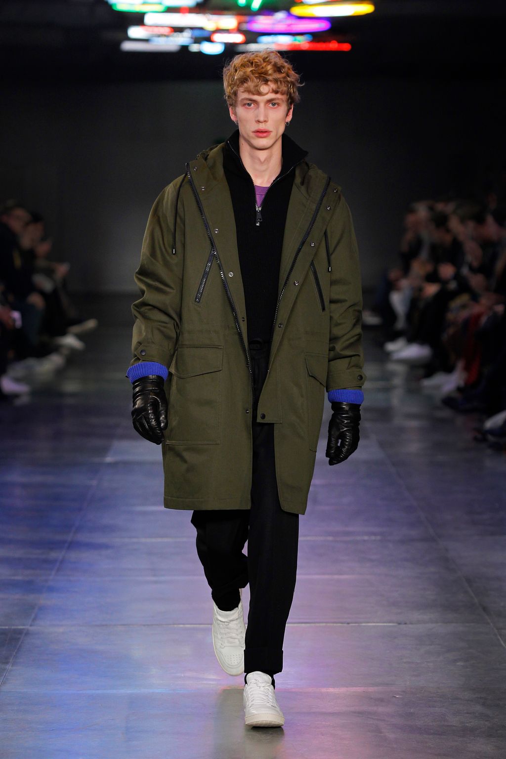 Fashion Week Paris Fall/Winter 2017 look 18 from the Ami collection menswear