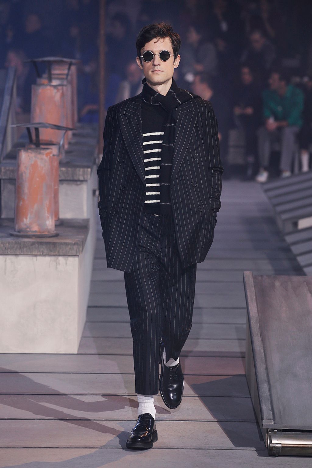 Fashion Week Paris Fall/Winter 2018 look 2 from the Ami collection 男装
