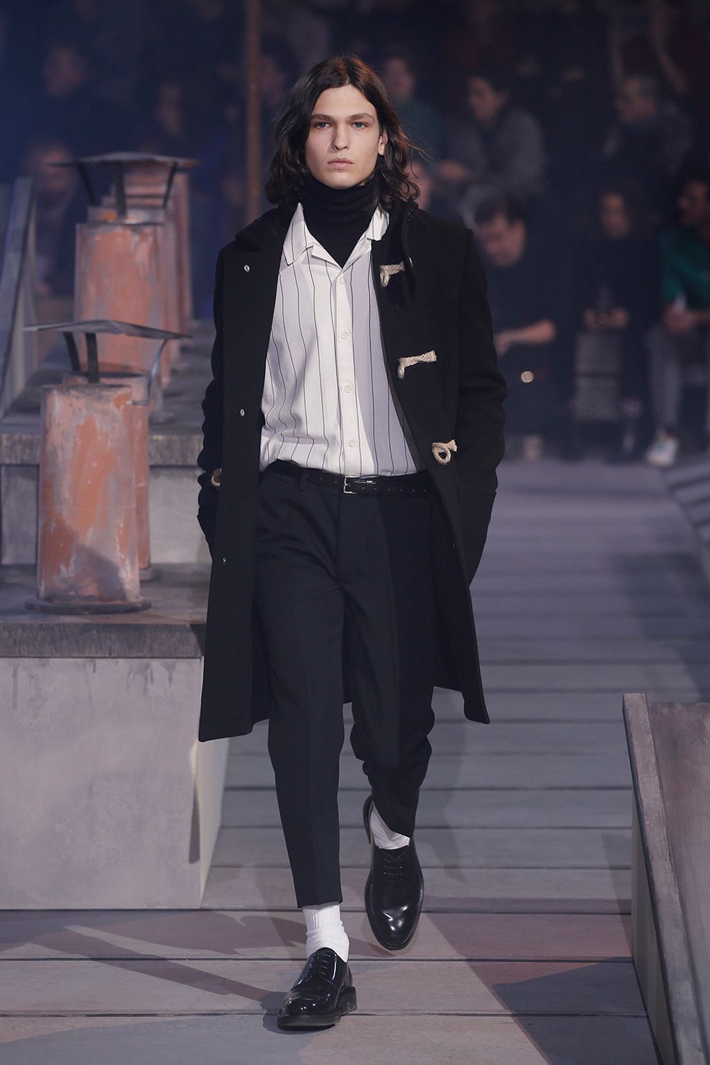 Fashion Week Paris Fall/Winter 2018 look 8 from the Ami collection 男装