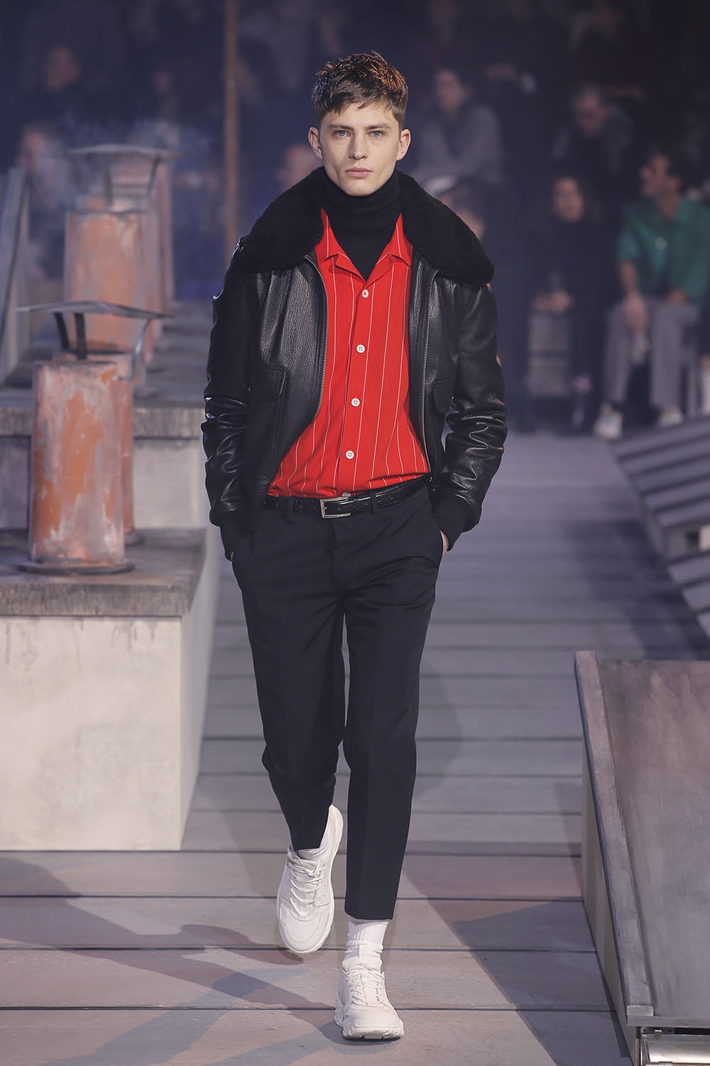 Fashion Week Paris Fall/Winter 2018 look 19 from the Ami collection menswear