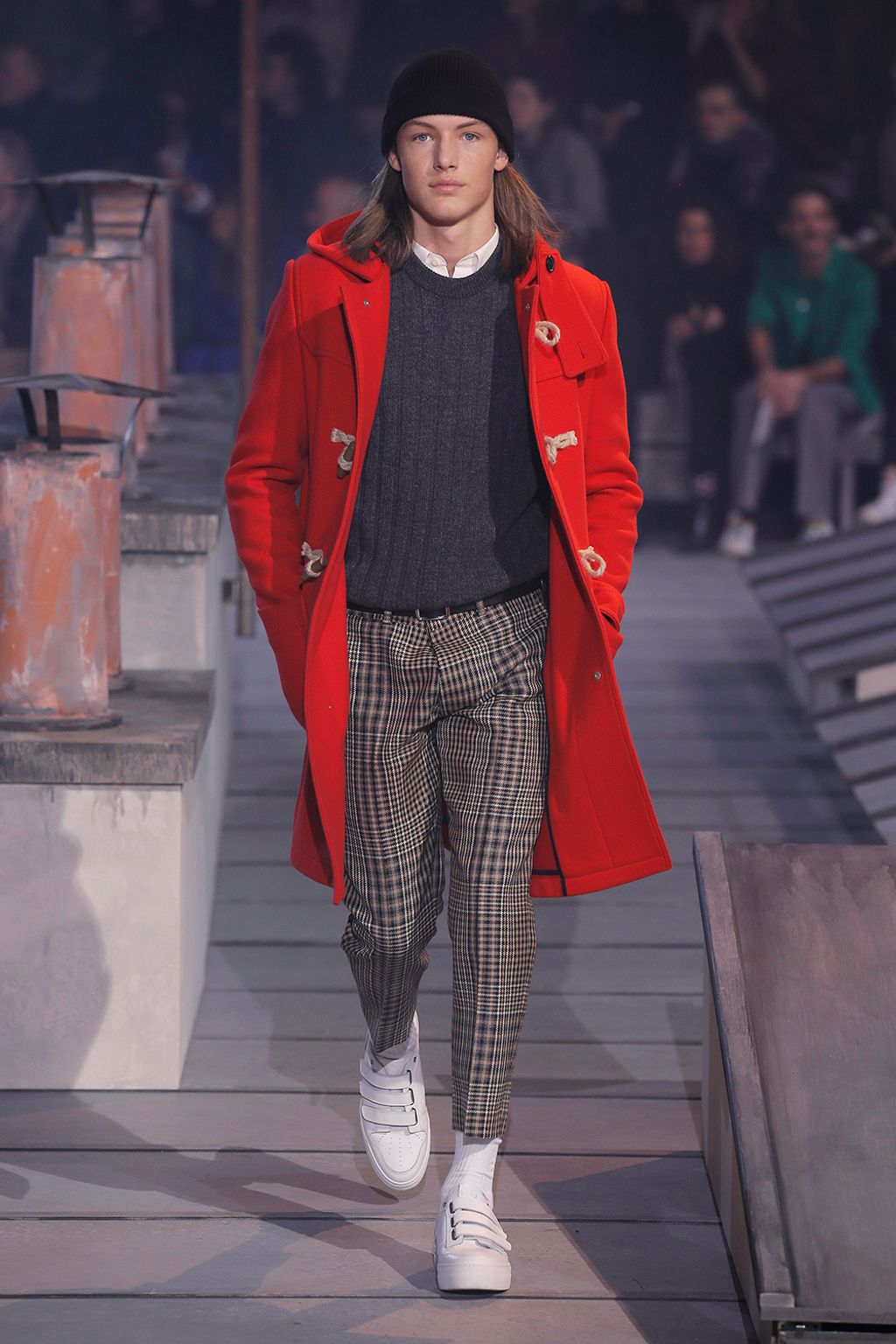 Fashion Week Paris Fall/Winter 2018 look 27 from the Ami collection 男装