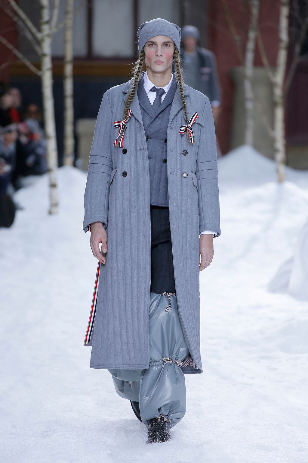 Fashion Week Paris Fall/Winter 2018 look 6 from the Thom Browne collection 男装