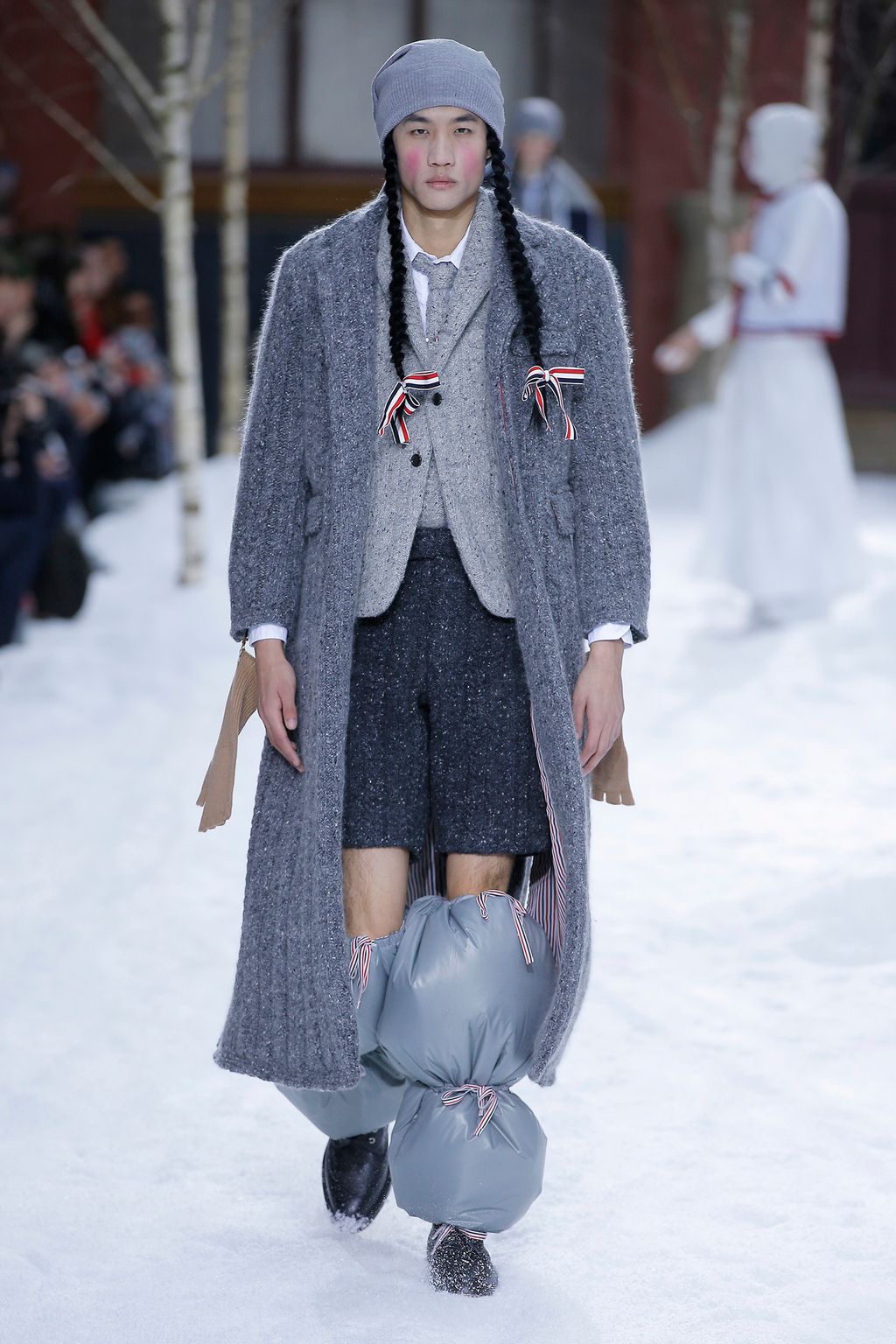 Fashion Week Paris Fall/Winter 2018 look 7 from the Thom Browne collection menswear