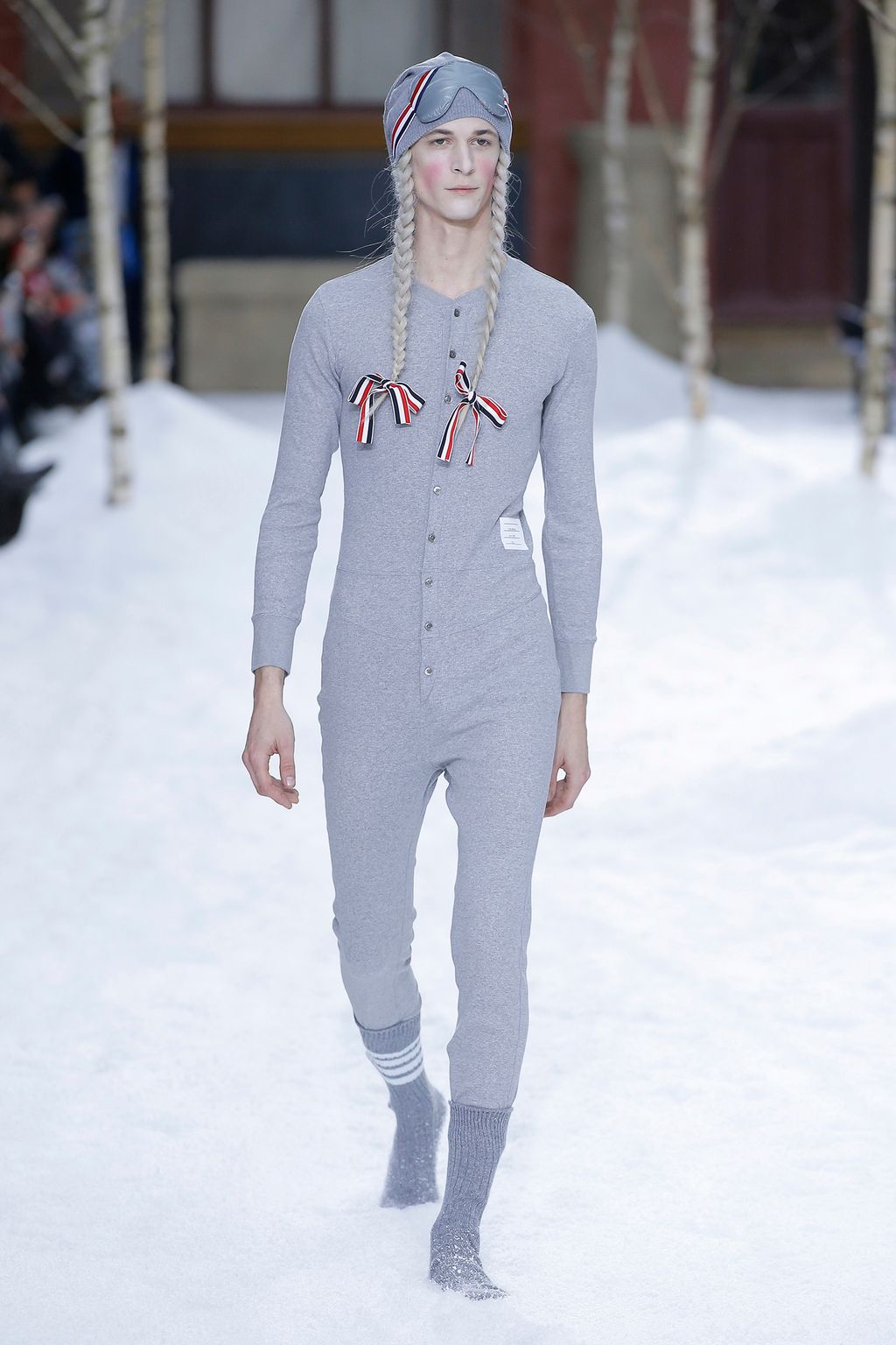 Fashion Week Paris Fall/Winter 2018 look 31 from the Thom Browne collection 男装