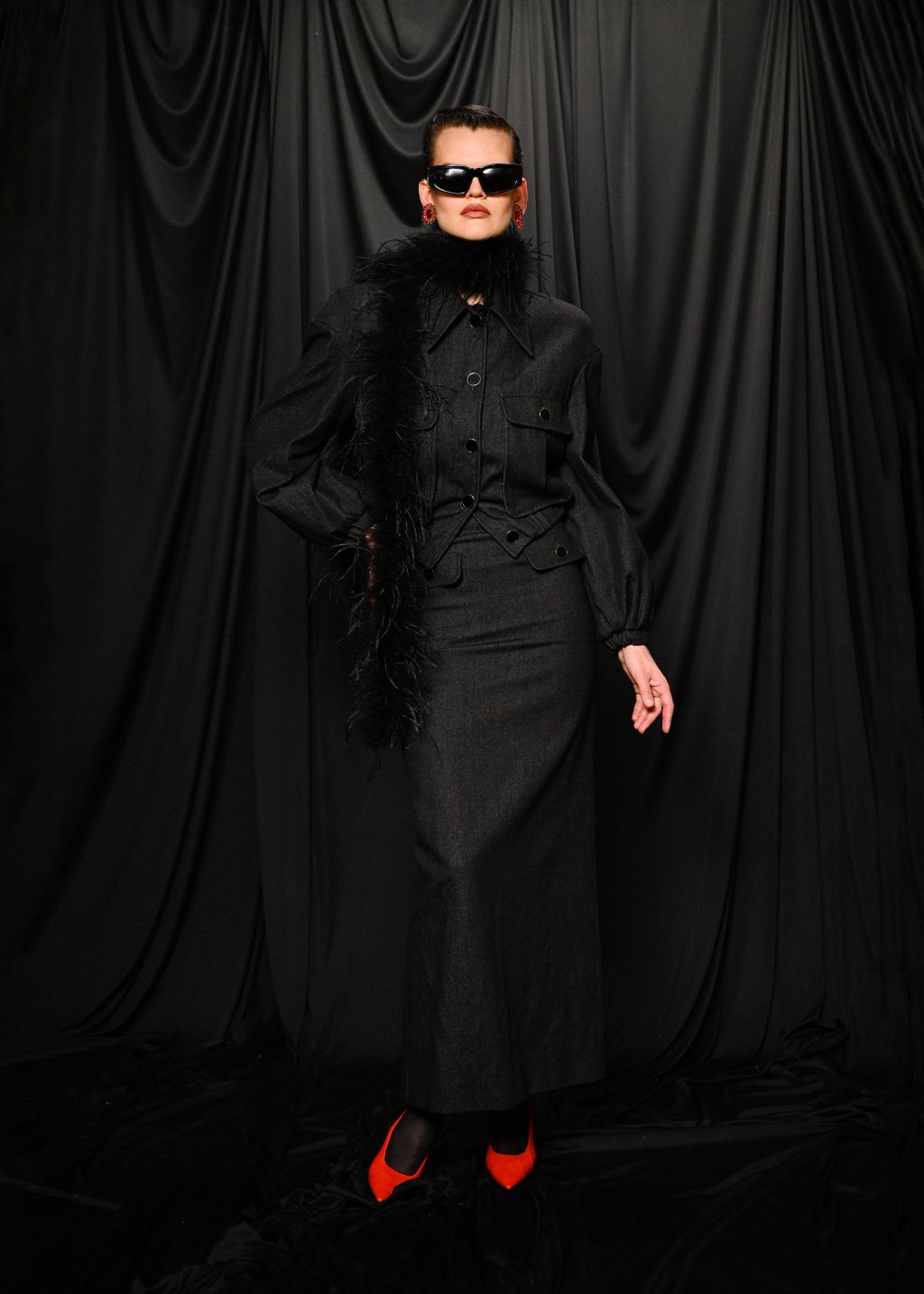 Fashion Week Paris Fall/Winter 2023 look 9 from the ROWEN ROSE collection womenswear