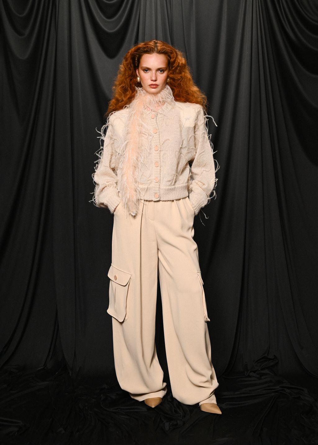 Fashion Week Paris Fall/Winter 2023 look 13 from the ROWEN ROSE collection womenswear