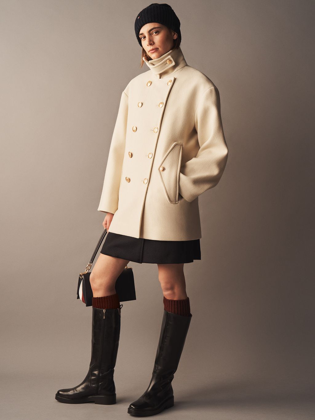 Fashion Week New York Fall/Winter 2024 look 18 de la collection Hilfiger Collection womenswear