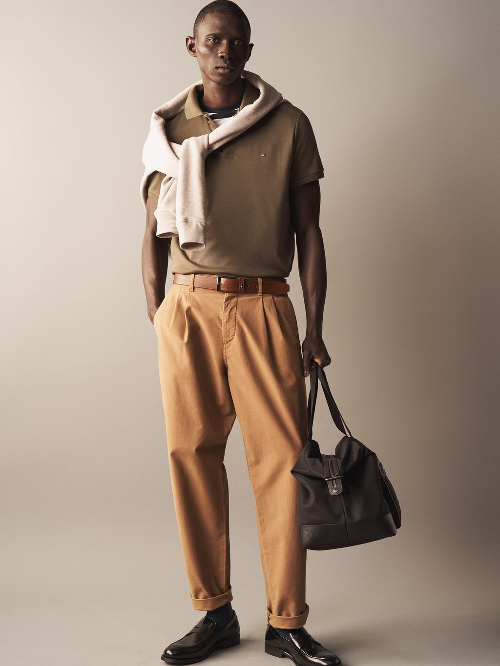Fashion Week New York Fall/Winter 2024 look 12 de la collection Tommy Hilfiger menswear