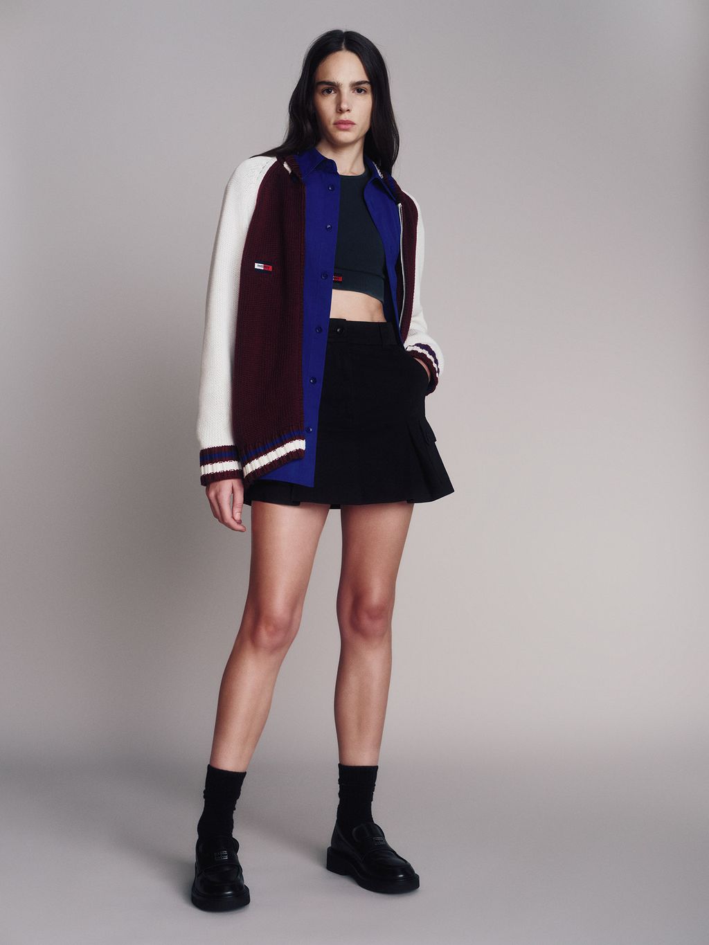 Fashion Week New York Fall/Winter 2024 look 1 from the Tommy Collection collection womenswear