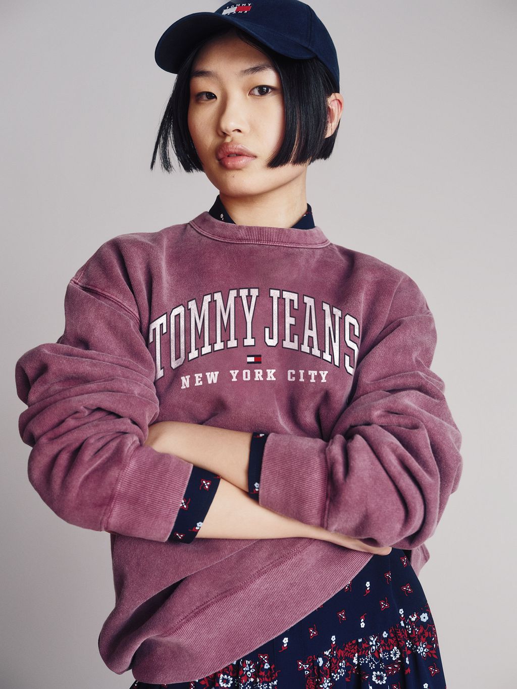 Fashion Week New York Fall/Winter 2024 look 9 from the Tommy Jeans collection womenswear