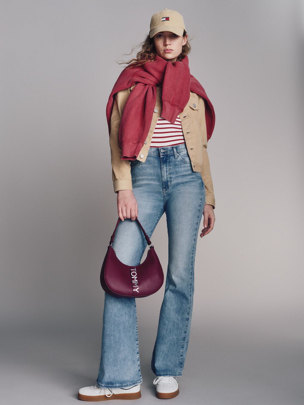 Fashion Week New York Fall/Winter 2024 look 1 from the Tommy Jeans collection womenswear