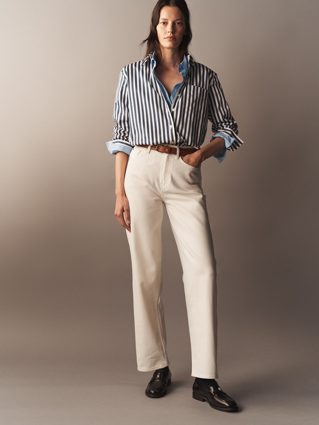 Fashion Week New York Fall/Winter 2024 look 62 from the Tommy Hilfiger collection 女装