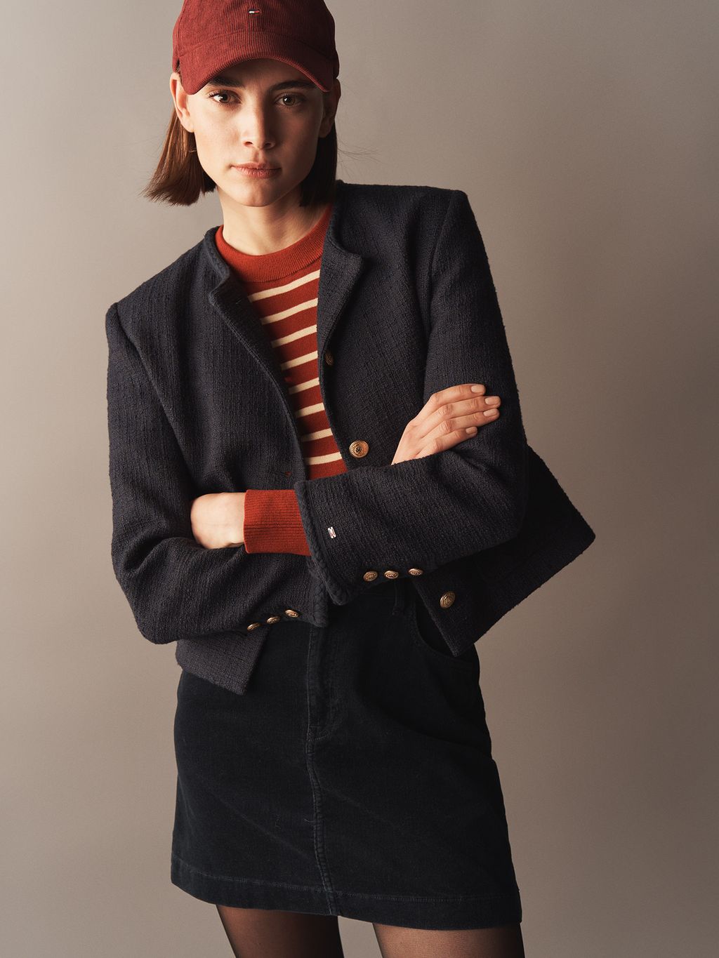 Fashion Week New York Fall/Winter 2024 look 75 from the Tommy Hilfiger collection 女装