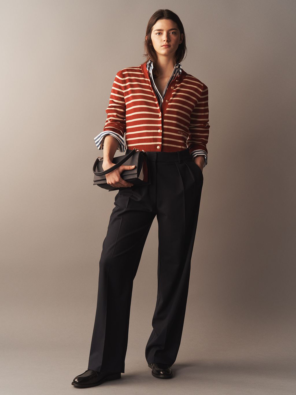 Fashion Week New York Fall/Winter 2024 look 77 from the Tommy Hilfiger collection 女装