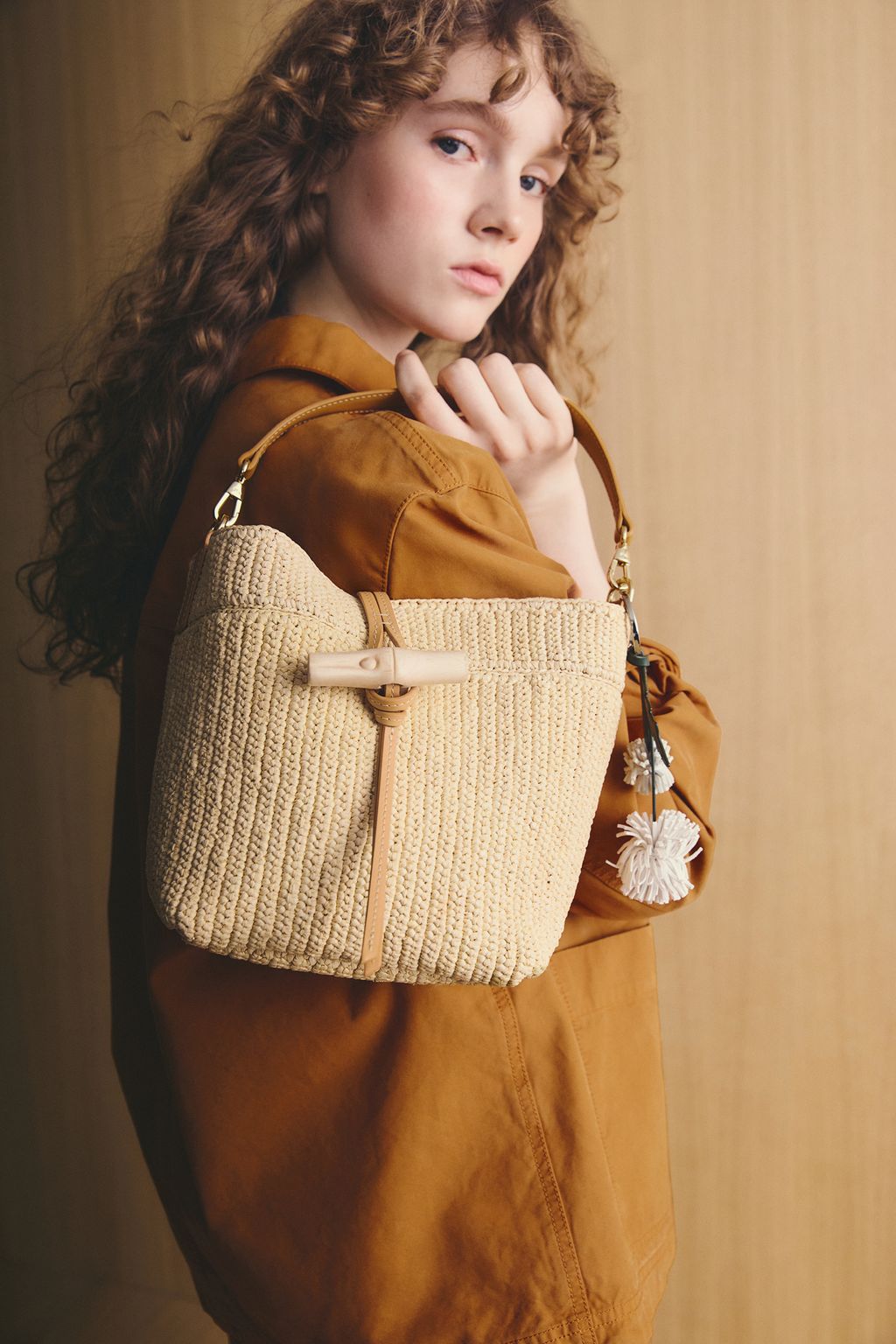 Fashion Week Paris Fall/Winter 2026 look 10 from the Longchamp collection 女装