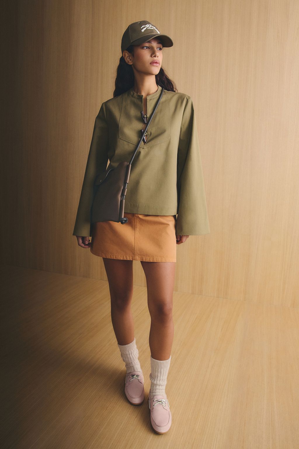 Fashion Week Paris Fall/Winter 2026 look 11 from the Longchamp collection 女装