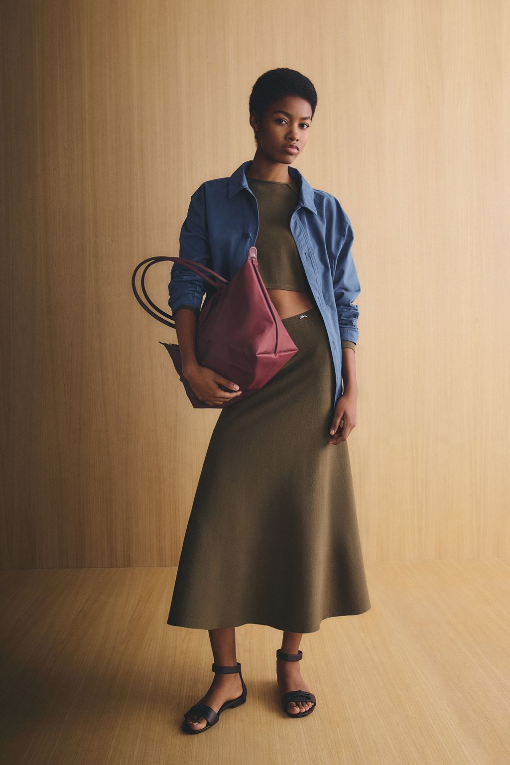 Fashion Week Paris Fall/Winter 2026 look 17 from the Longchamp collection 女装