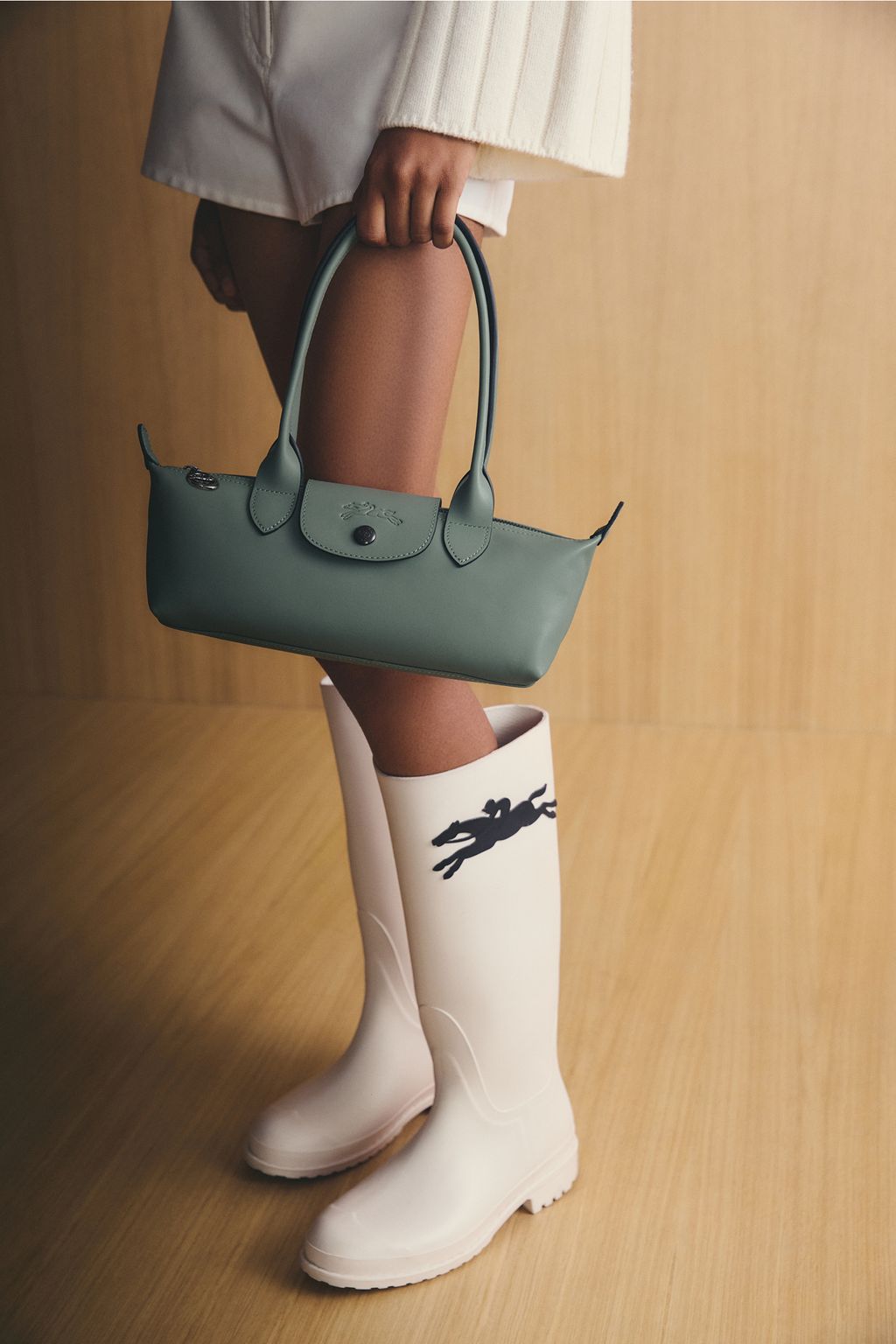 Fashion Week Paris Fall/Winter 2026 look 7 from the Longchamp collection 女装