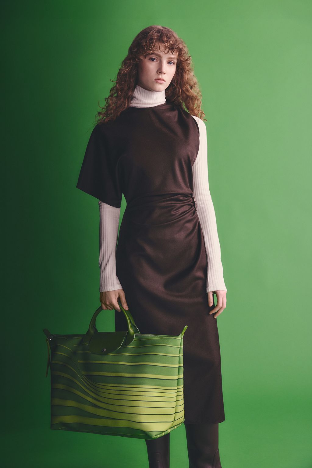 Fashion Week Paris Fall/Winter 2026 look 32 from the Longchamp collection 女装