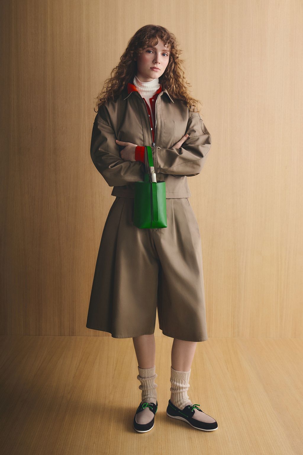 Fashion Week Paris Fall/Winter 2026 look 35 from the Longchamp collection 女装