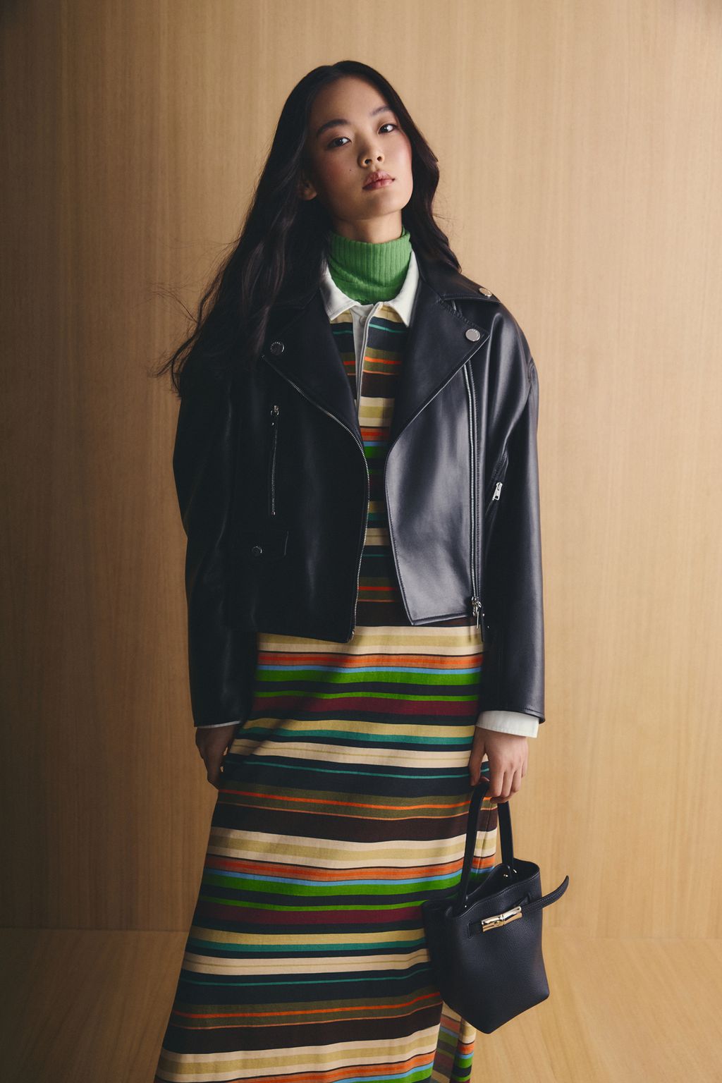 Fashion Week Paris Fall/Winter 2026 look 38 from the Longchamp collection 女装