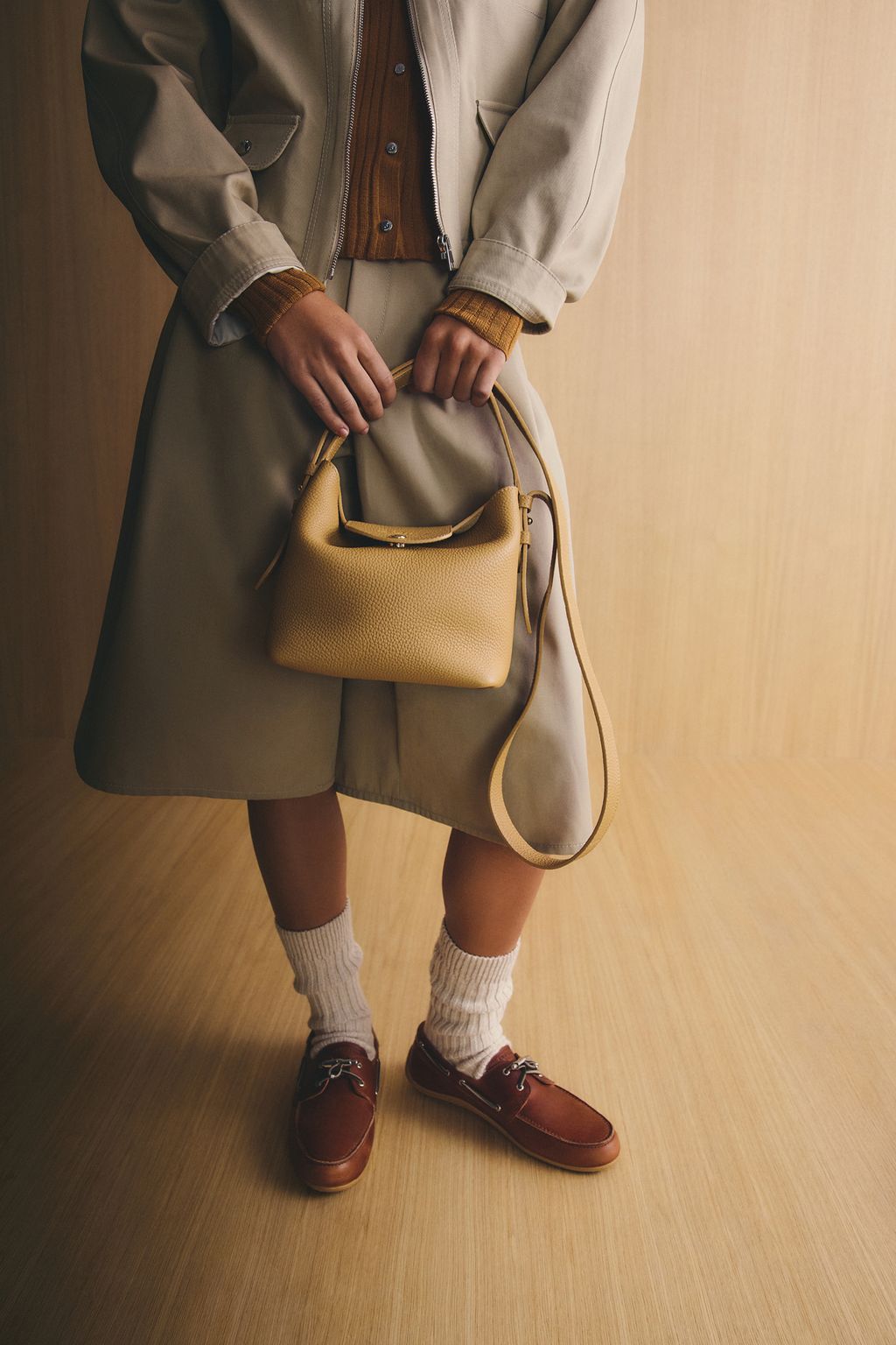 Fashion Week Paris Fall/Winter 2026 look 44 from the Longchamp collection 女装