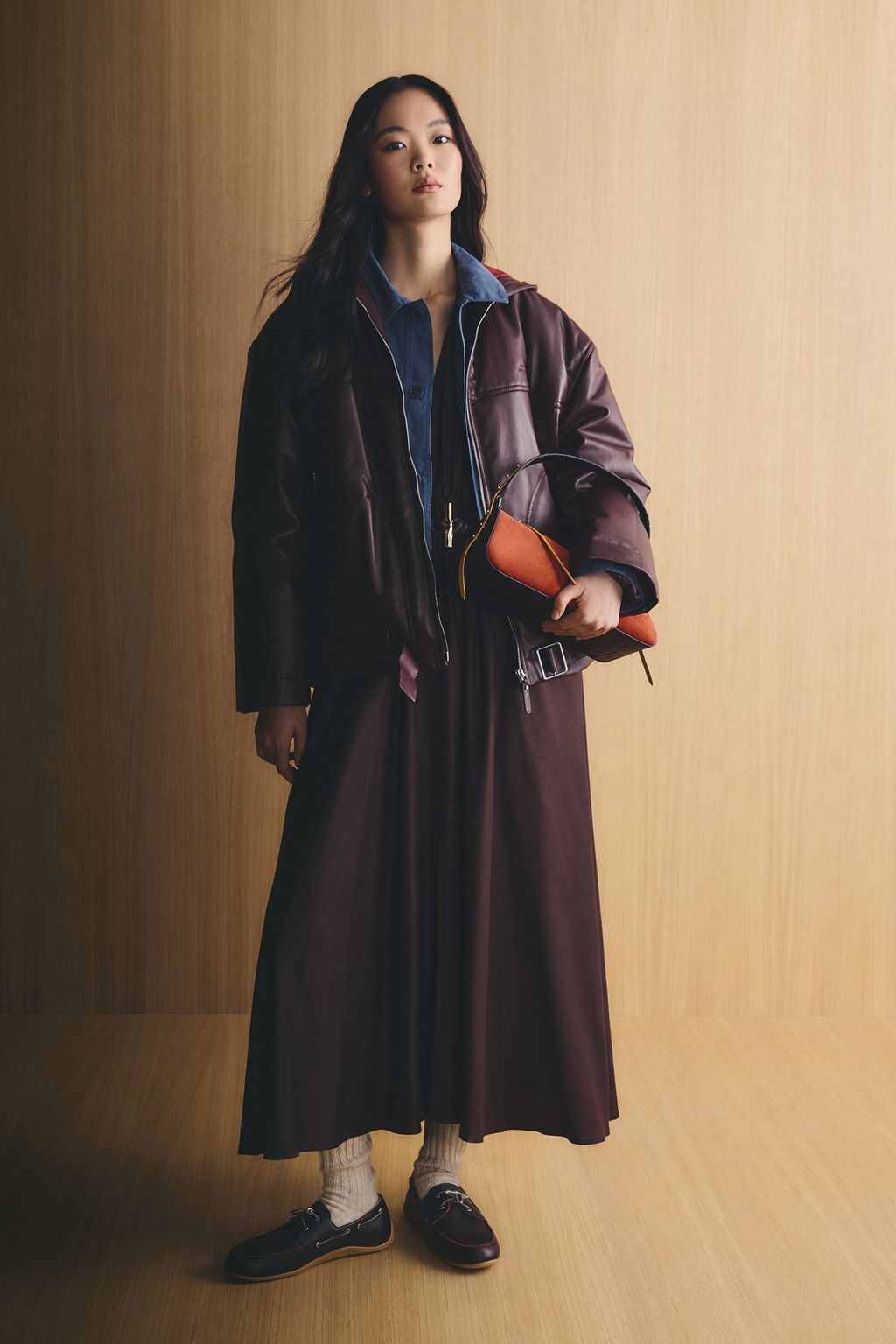 Fashion Week Paris Fall/Winter 2026 look 23 from the Longchamp collection 女装