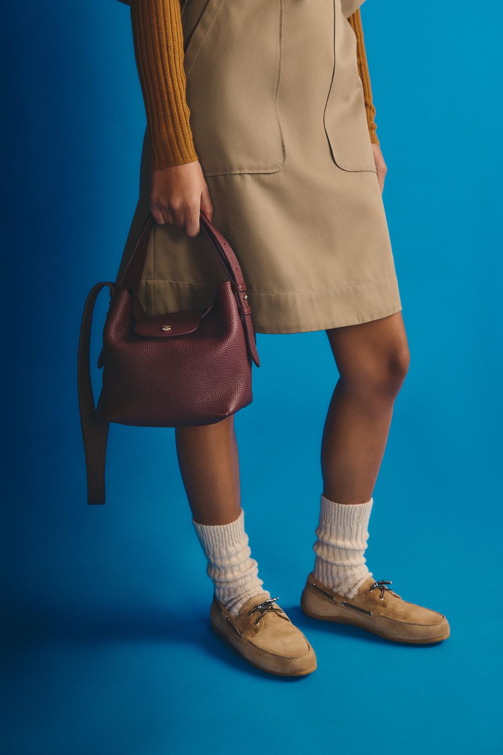 Fashion Week Paris Fall/Winter 2026 look 57 from the Longchamp collection 女装