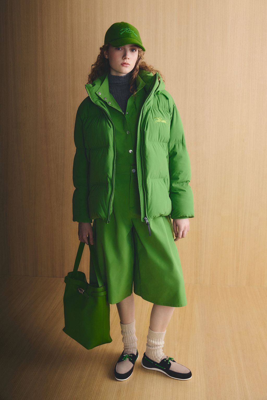 Fashion Week Paris Fall/Winter 2026 look 24 from the Longchamp collection womenswear