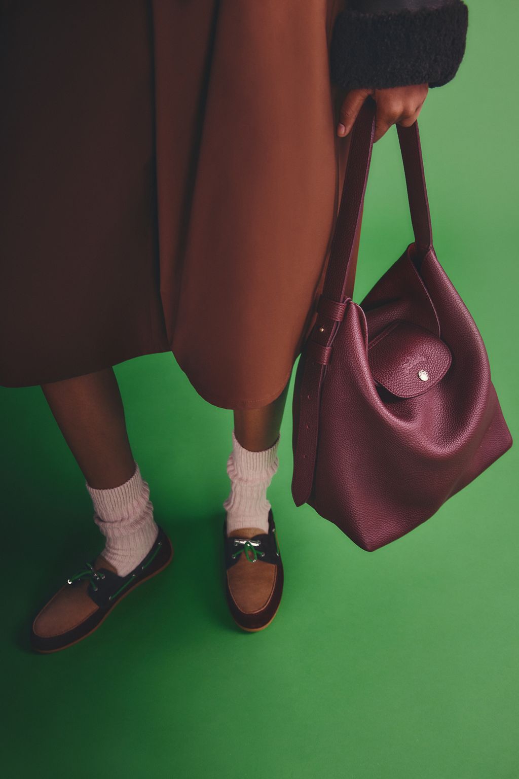 Fashion Week Paris Fall/Winter 2026 look 25 from the Longchamp collection 女装