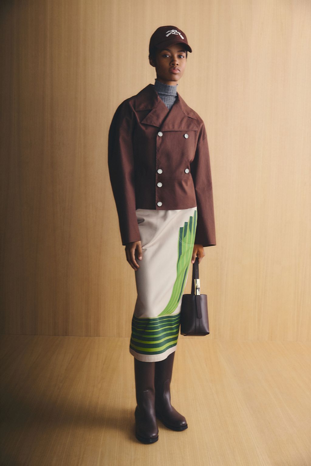 Fashion Week Paris Fall/Winter 2026 look 26 from the Longchamp collection womenswear