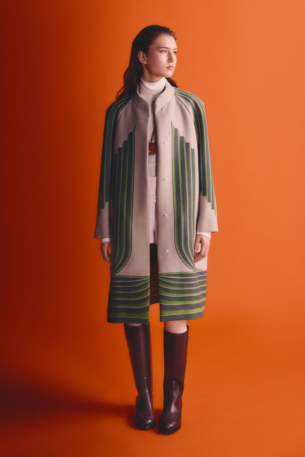 Fashion Week Paris Fall/Winter 2026 look 29 from the Longchamp collection 女装