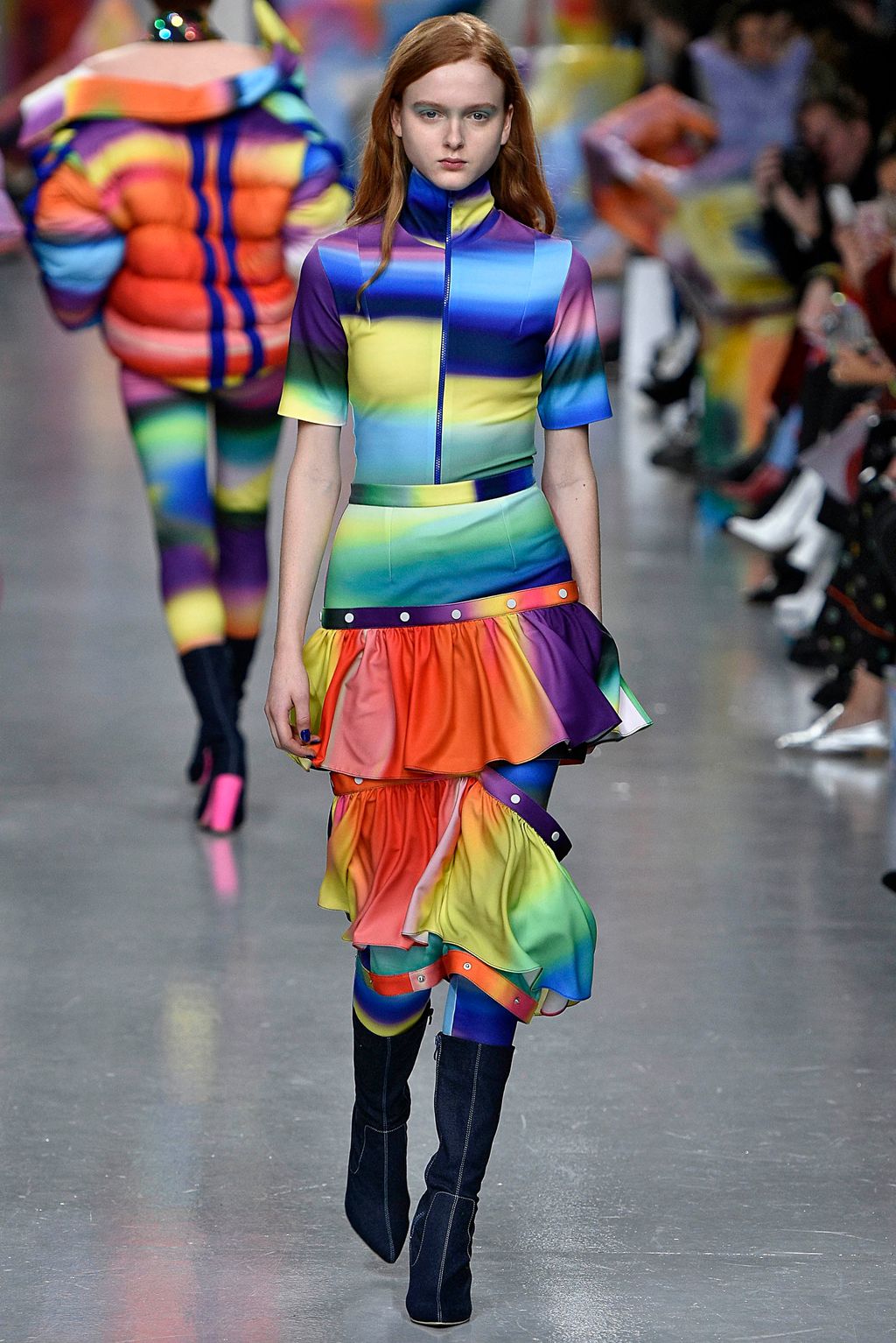 Fashion Week London Fall/Winter 2017 look 36 from the Fyodor Golan collection womenswear