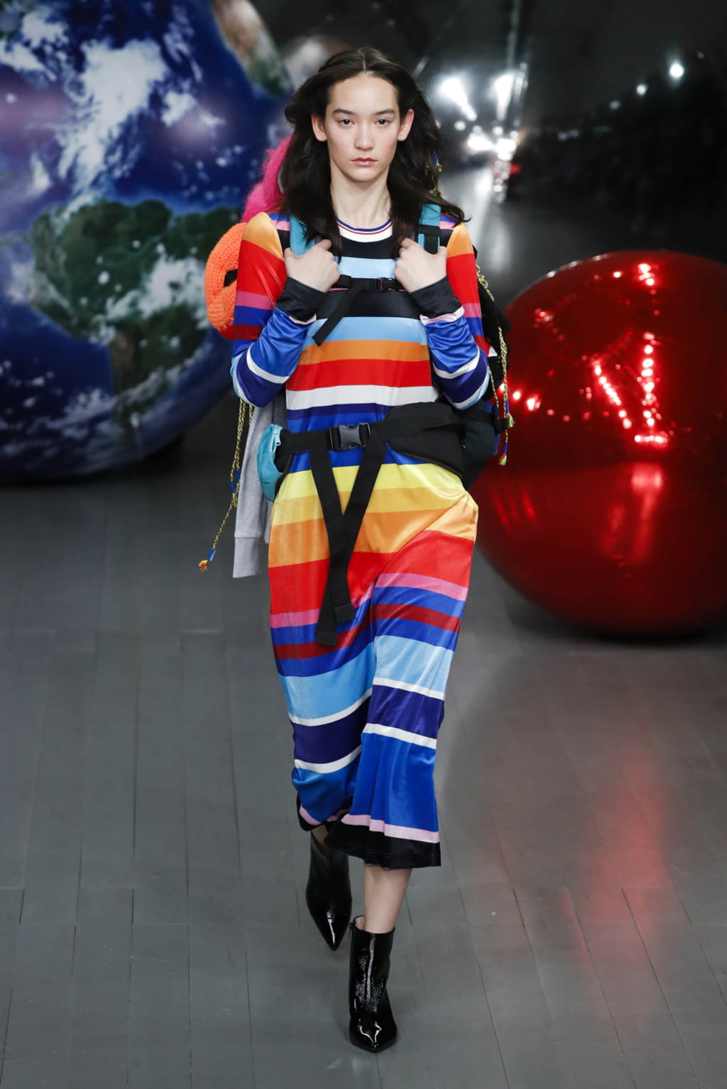 Fashion Week London Fall/Winter 2018 look 10 from the Fyodor Golan collection 女装