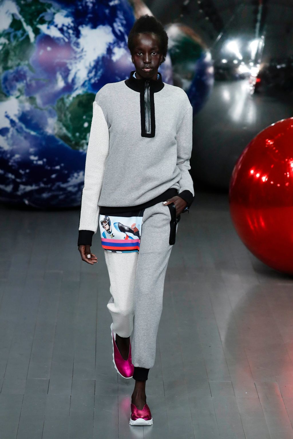 Fashion Week London Fall/Winter 2018 look 13 from the Fyodor Golan collection womenswear