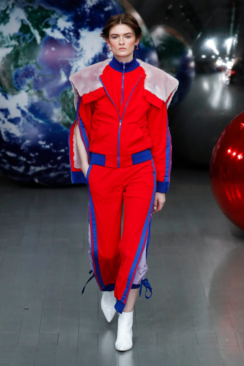 Fashion Week London Fall/Winter 2018 look 18 from the Fyodor Golan collection womenswear