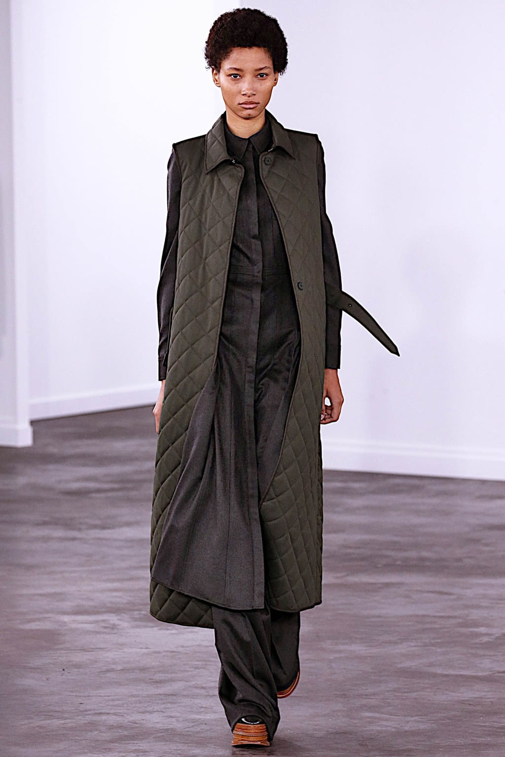 Fashion Week New York Fall/Winter 2019 look 6 from the Gabriela Hearst collection womenswear