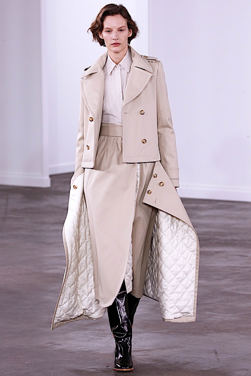 Fashion Week New York Fall/Winter 2019 look 7 from the Gabriela Hearst collection 女装