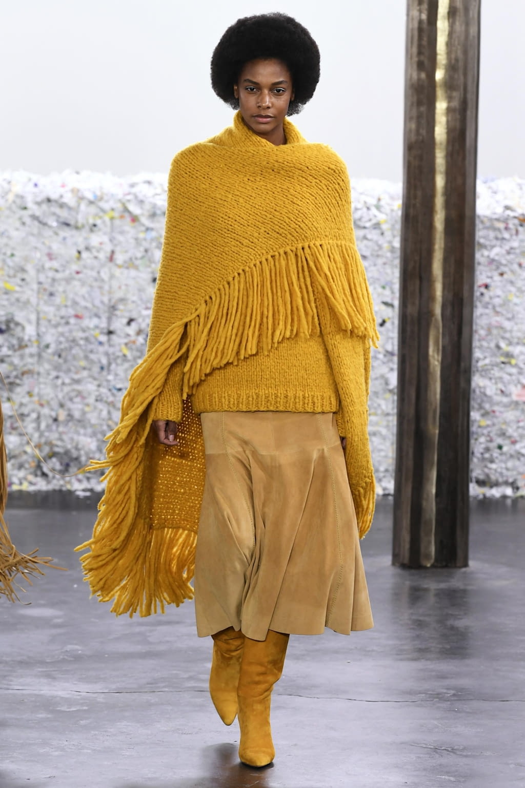 Fashion Week New York Fall/Winter 2020 look 8 from the Gabriela Hearst collection 女装
