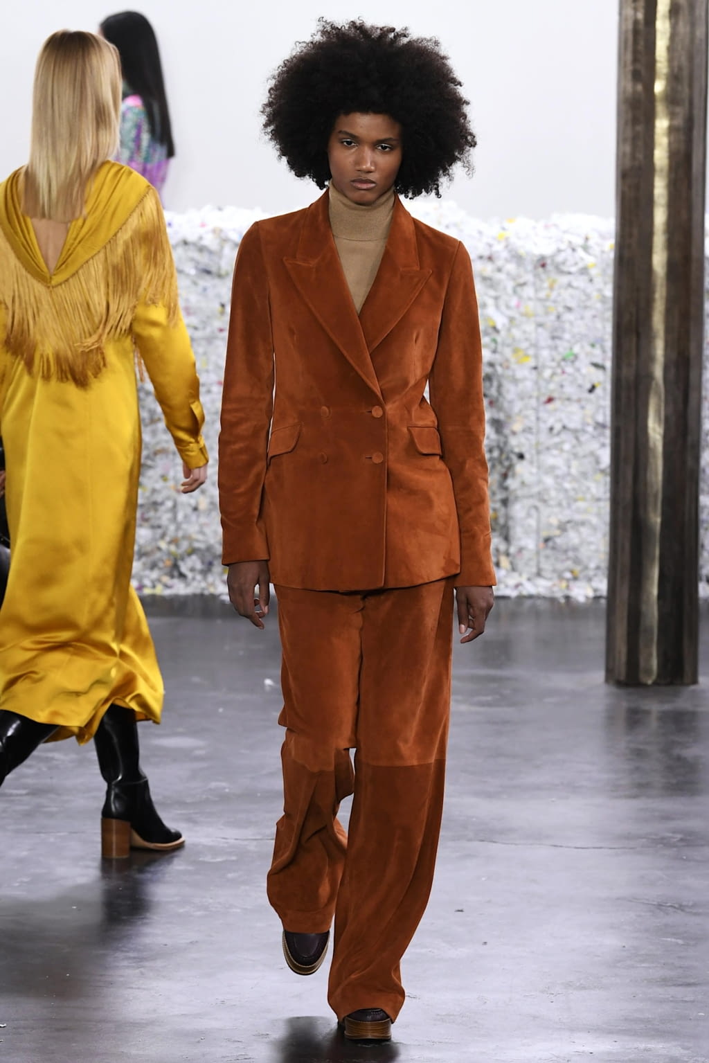 Fashion Week New York Fall/Winter 2020 look 10 from the Gabriela Hearst collection 女装